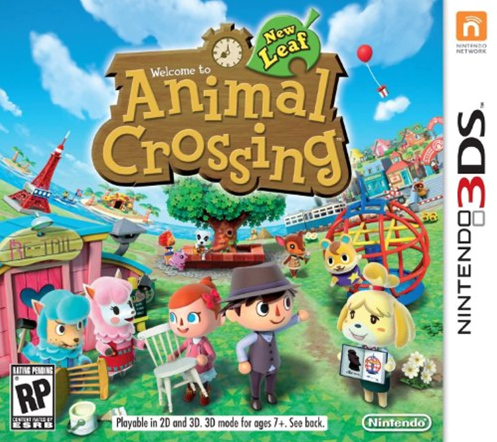 Animal Crossing New Leaf Cover Art