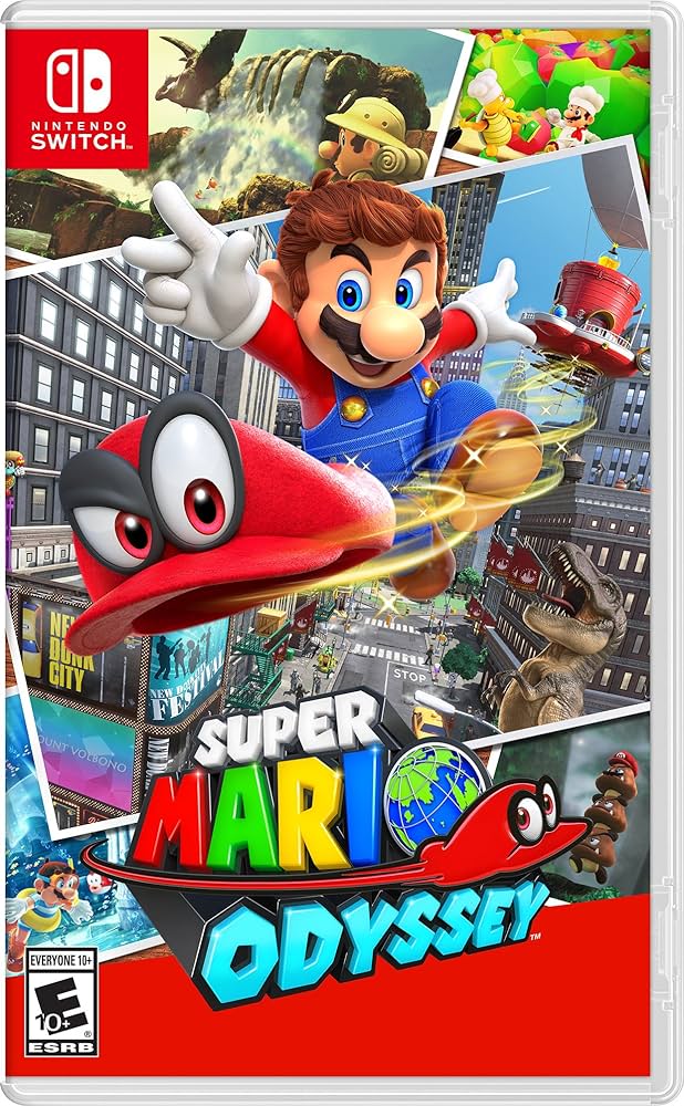 Super Mario Odyssey Cover Art